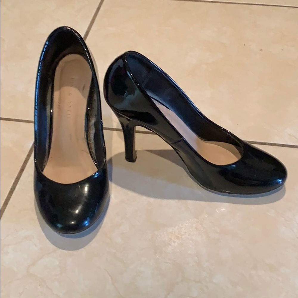 black shoes